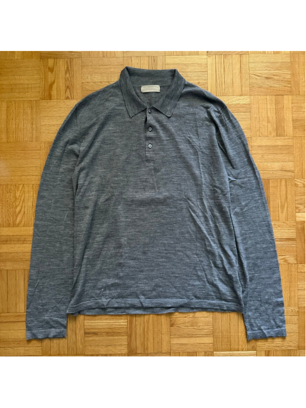Want Les Essentiels Wool Cashmere collar lightweight sweater Large
